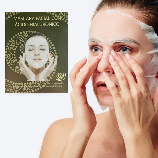 Mascara Facial Con Acido Hialuronico